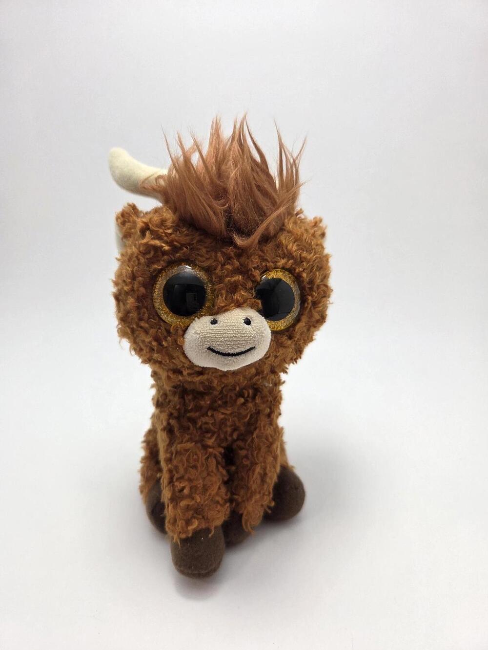 Ty Beanie Boo “Alfie” the Highland Cow (6 inch) No Hang Tag